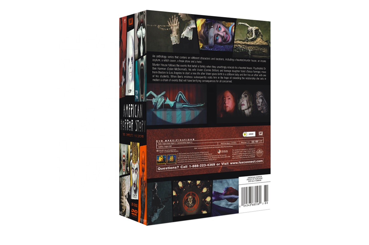 Complete American Horror Story Season 1-8 DVD Boxed Sets