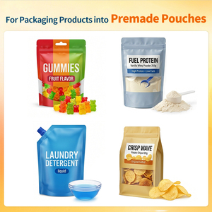KeyStone Gummy Bear Counter Doypack Packaging Machine 40-170 Bags per Min Automatic Gummy Counting Premade Pouch Packing Machine - Product Image 2
