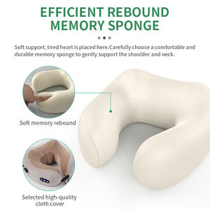 Portátil inalámbrico en forma de U cuerpo amasado calefacción eléctrica cuello masajeador almohada con precio de fábrica - Product Image 5
