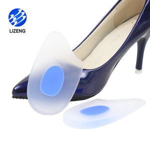 Coussinets de talon de haute qualité pour soulager la douleur, demi-semelles anti-douleur, anti-épine calcanéenne, antidérapantes, durables, en gel, pour femmes - Product Image 3