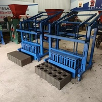 Machine à fabriquer des briques hydrauliques multifonctionnelle, briques creuses, briques pleines, pavés emboîtables, bordures avec moules personnalisables