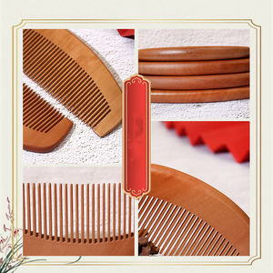 Logo all'ingrosso fatto a mano su misura per capelli e barba portatile con capelli e pettine per salone regalo promozionale - Product Image 4