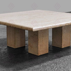 <span class=keywords><strong>Table</strong></span> basse carrée en travertin beige pour salon, <span class=keywords><strong>table</strong></span> en pierre beige naturelle, mobilier sur mesure avec <span class=keywords><strong>service</strong></span> OEM/ODM - Product Image 4