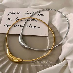 Gargantilla de Serpiente con Baño de Oro de 14K y 18K, Cadena Elástica Gruesa de Acero Inoxidable para Hombre y Mujer - Product Image 3