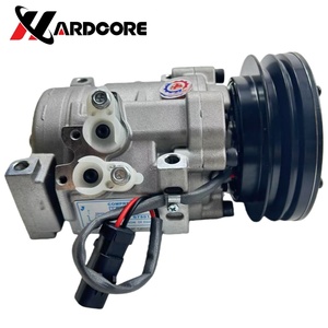 Air Conditioning Compressor 5H14 259-7244 Fit for E320C E320D Excavator Loader - Product Image 1