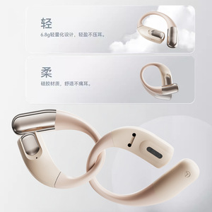 Nouveaux écouteurs 2026, sans fil, style tour d'oreille, conduction osseuse, suppression du bruit pour le sport, haute qualité sonore - Product Image 1