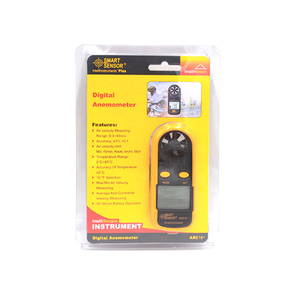 Đồng hồ tốc độ gió mini kỹ thuật số máy đo gió cho Drone AR816 Độ chính xác tốc độ Dụng cụ đo - Product Image 6