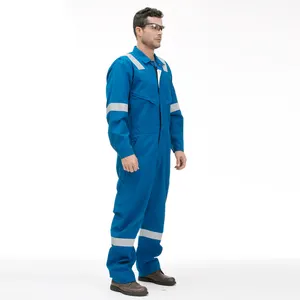 FR iş giysisi NOMEX IIIA mavi tulum