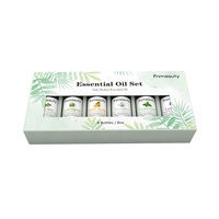 Diffuse citronnelle eucalyptus bergamote romarin menthe poivrée rose bois de santal fabricants parfum aromathérapie ensemble d'huiles essentielles