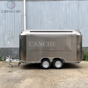 Chariot de nourriture mobile pour la vente de beignets glacés, kiosque alimentaire, camion de nourriture électrique - Product Image 1