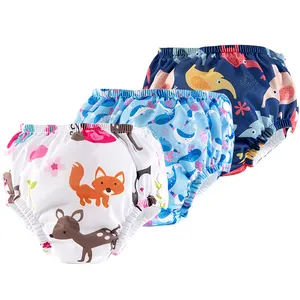 Baby Reusable Swim Diapers Soft And Silky Toddler Swim Diaper Washable Waterproof Diapers For Swimming Baby Boys And Girls
