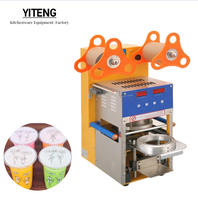 Machine de scellage de tasse de thé à bulles à grande vitesse entièrement automatique/scelleuses de table/scelleuse de tasse en plastique
