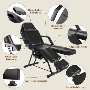 Belleza <span class=keywords><strong>barbería</strong></span> antiguo Salón equipo y muebles sillas de salón de pelo Metal cuero deber asiento acero pesado bomba estilo silla - Product Image 4