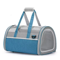 Sac de transport pour animaux de compagnie respirant, de haute qualité, durable, souple, pliable, approuvé par les compagnies aériennes, pour chat et petits animaux, en polyester Oxford, pour les voyages