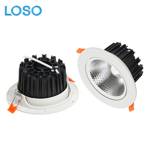 LOSO precio competitivo tienda residencial hogar Hotel aluminio 3W 5W 12W 20W 30W luces LED empotradas - Product Image 1