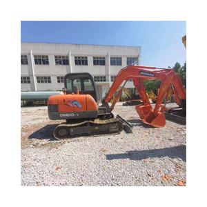 Excavatrice sur chenilles agricole d'occasion DOOSAN DH60-7 6 tonnes, modèle 2018, certifiée Japon avec EPA CE, prix de gros - Product Image 1