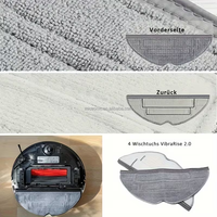 Kit d'accessoires pour Roborock S8 Pro Ultra/ S8 Plus : brosses doubles, brosses latérales auto-nettoyantes, tampons de serpillière, sacs à poussière, filtres HEPA