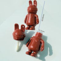 Tubes de brillant à lèvres miniatures en forme de lapin, personnalisables avec logo et breloques, emballage cosmétique – Vente chaude