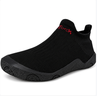 Chaussures de randonnée unisexes pour femmes et hommes, respirantes, en tricot, légères, avec amorti, antidérapantes, faciles à enfiler