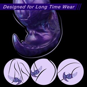 Grande Plug Anale XL, Dildo Realistico Morbido Indossabile, Dilatatore Anale in Silicone, Giocattoli Sessuali per Donne, Uomini <span class=keywords><strong>e</strong></span> Gay - Product Image 5