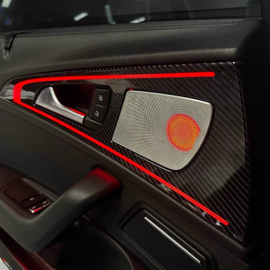 Lumière ambiante intérieure 64 couleurs pour <span class=keywords><strong>Audi</strong></span> <span class=keywords><strong>A6</strong></span> C7 6 RS6 2012 - 2018 Accessoires de lumière LED pour voiture Haut-parleur symphonique pour mise à niveau de voiture - Product Image 5