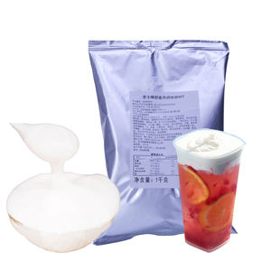 Polvo Espumoso para Cubrir Bebidas, con Sabor a Queso y Leche con Sal Marina, para Té de Burbujas y Macchiato, Polvo Popular para Decorar Bebidas - Product Image 3