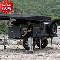 Remorque de camping tout-terrain légère de 750 kg, remorques de voyage économiques, remorque de camping, bivouac, camping-car