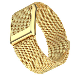 Bracelet de remplacement respirant à boucle rapide en acier inoxydable de qualité supérieure, style Milanese Loop, pour Handodo Whoop 5.0 - Product Image 5