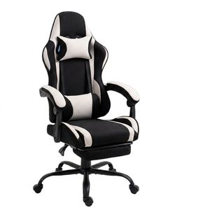 Wholesale Customized Logo PU Leather Gaming Chair Ergonomic Design with Rotating and <b>Footrest</b> Swivel Office Chair - Product Image 2