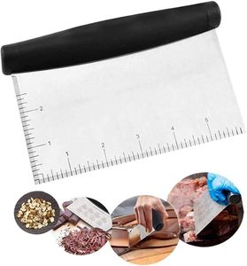 Multi-Purpose Stainless Steel Bench Dough Scraper for Baking - Product Image 3