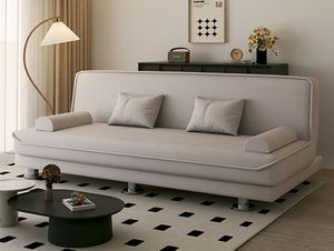 Nuevo sofá de tela de algodón y lino, sofá cama plegable de doble uso para sala de estar para apartamento pequeño - Product Image 5