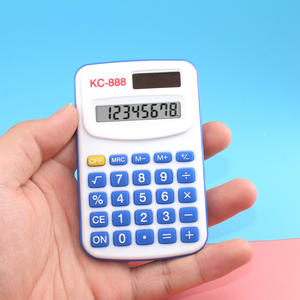 Mini calculatrice Kc 888 à 8 chiffres, portable, fonctionnant sur piles, pour étudiants et usage au bureau - Product Image 1