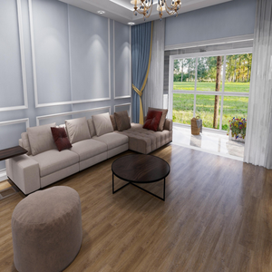 Revêtement de sol en vinyle SPC à pose facile par clic, aspect bois, <span class=keywords><strong>parquet</strong></span> texturé, dalles SPC, plancher <span class=keywords><strong>stratifié</strong></span> PVC pour décoration intérieure - Product Image 2