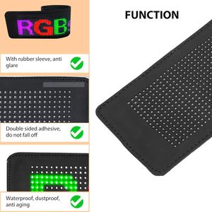 16x32 Thông Minh Kỹ Thuật Số Xe Phía Sau <span class=keywords><strong>LED</strong></span> Hiển Thị Ma Trận Tùy Chỉnh Mô Hình Văn Bản Hoạt Hình Di Chuyển Màn Hình Biểu Tượng Cảm Xúc Xe Dấu Hiệu Cho Xe Cửa Sổ - Product Image 5