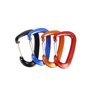 Mosquetón de Aluminio de Aviación 7075 de 12KN con Resorte de Liberación Rápida para Escalada y Columpio de Hamaca - Product Image 1