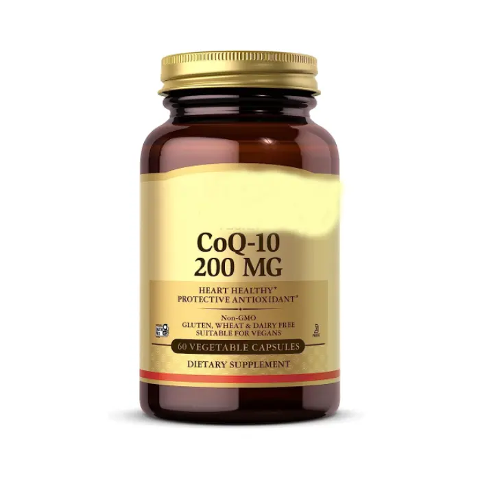 Bán buôn chất lượng OEM Coenzyme Q10 viên nang của trái tim khỏe mạnh và bảo vệ chất chống oxy hóa Coenzyme Q10 bổ sung