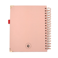 Échantillon gratuit de logo personnalisé Planificateur de soins personnels personnalisé Manifestation Journal Dairy Notebook avec impression de logo à vendre