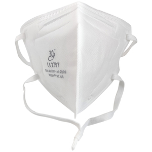 Mascarilla Facial Desechable <span class=keywords><strong>FFP2</strong></span> NR de 5 Capas con Estampado, con Banda Elástica para las Orejas, Blanca, Anti Polvo, Estándar EN149, Venta al por Mayor de Fábrica, Personalizable - Product Image 3
