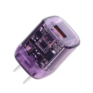 OEM PD 33W 30W GaN PPS <span class=keywords><strong>Chargeur</strong></span> rapide Adaptateur intelligent USB C PD QC <span class=keywords><strong>Chargeur</strong></span> mural <span class=keywords><strong>iPhone14</strong></span> iPad Téléphones mobiles Tablette EU Transparent - Product Image 5