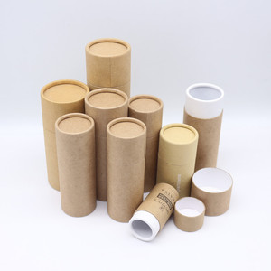 Ống Giấy Kraft Tùy Chỉnh Ống Bìa Cứng Đường Kính Lớn Hộp Đóng Gói/Ống Giấy Tròn - Product Image 1