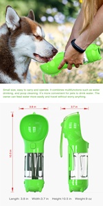 Bouteille d'eau Portable pour chiens, contenant en ABS pour animaux de compagnie, bol de voyage de qualité, 1 pièce, offre spéciale - Product Image 6