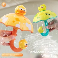 Jouet de bain parapluie, jouet aquatique rotatif pour le plaisir des bébés et des tout-petits dans la salle de bain