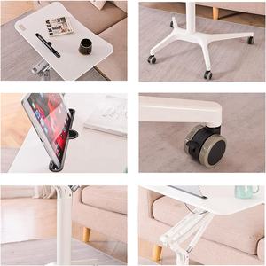 Tavolo Overbed lettino lettura mobile rotondo <span class=keywords><strong>soggiorno</strong></span> regolabile in altezza tavolo ascensore a Gas scrivania <span class=keywords><strong>da</strong></span> tavolo - Product Image 5