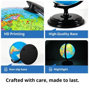 Gran oferta, enseñanza de alta calidad, mapa de geografía educativa, <span class=keywords><strong>Bola</strong></span> de aprendizaje <span class=keywords><strong>iluminada</strong></span>, globo de plástico mundial iluminado - Product Image 6