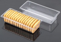 Machine de thermoformage pour boîtes à biscuits transparentes à fenêtre, emballage automatique haute vitesse pour biscuits et aliments
