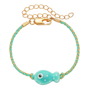 Collier de perles colorées pour femmes, style japonais, forme d'animal, breloque poisson tropical, bijoux de fête - Product Image 5