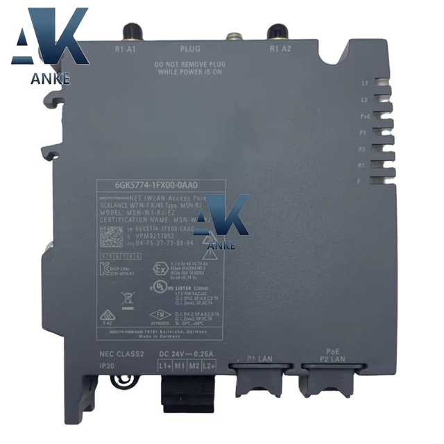 Original Genuine 6GK5774-1FX00-0AA0 SCALANCE W774-1 Industrial Wireless Access Point with Integrated PoE Dual-Port Switch