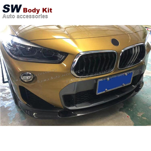 Carbon Front Stoßstangen lippe für BMW <span class=keywords><strong>X2</strong></span> F39 2019-2021 FRP Front stoßstange Splitter Lip Diffusor Cover Trim Body Kit - Product Image 4