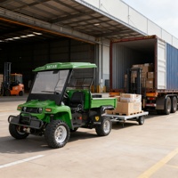 UTV Eléctrico de Servicio Pesado, Elektro-Lastwagen, UTV de 2 Toneladas de Carga Útil, Camión de Carga Industrial de 72V