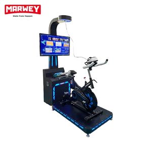 Marwey Vente à prix réduit Jeux de vélo dynamique et de conduite en réalité virtuelle pour l'exercice Simulateur de réalité virtuelle Vélos de réalité virtuelle - Product Image 1
